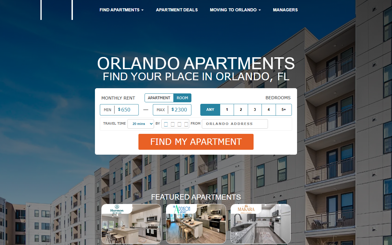 407apartment.com screenshot