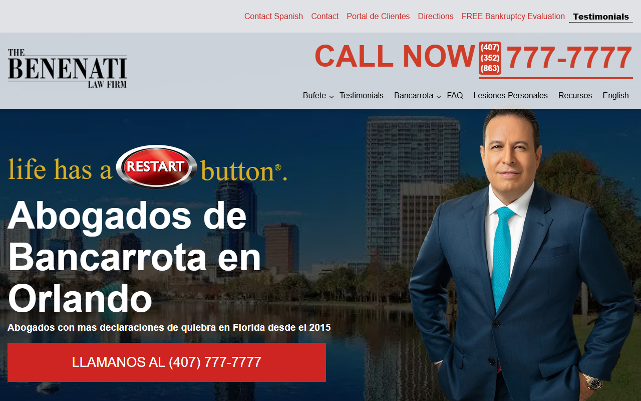 407bancarotta.com screenshot