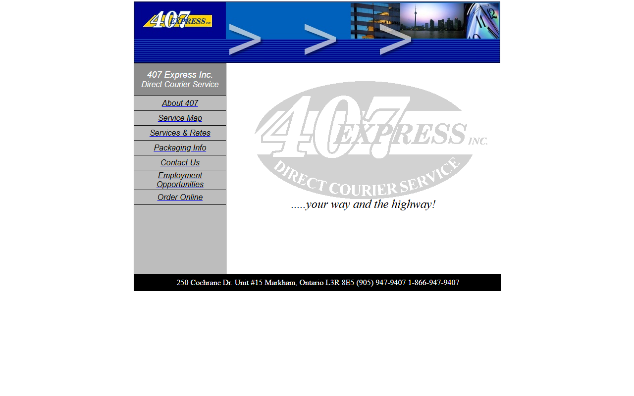 407express.com screenshot