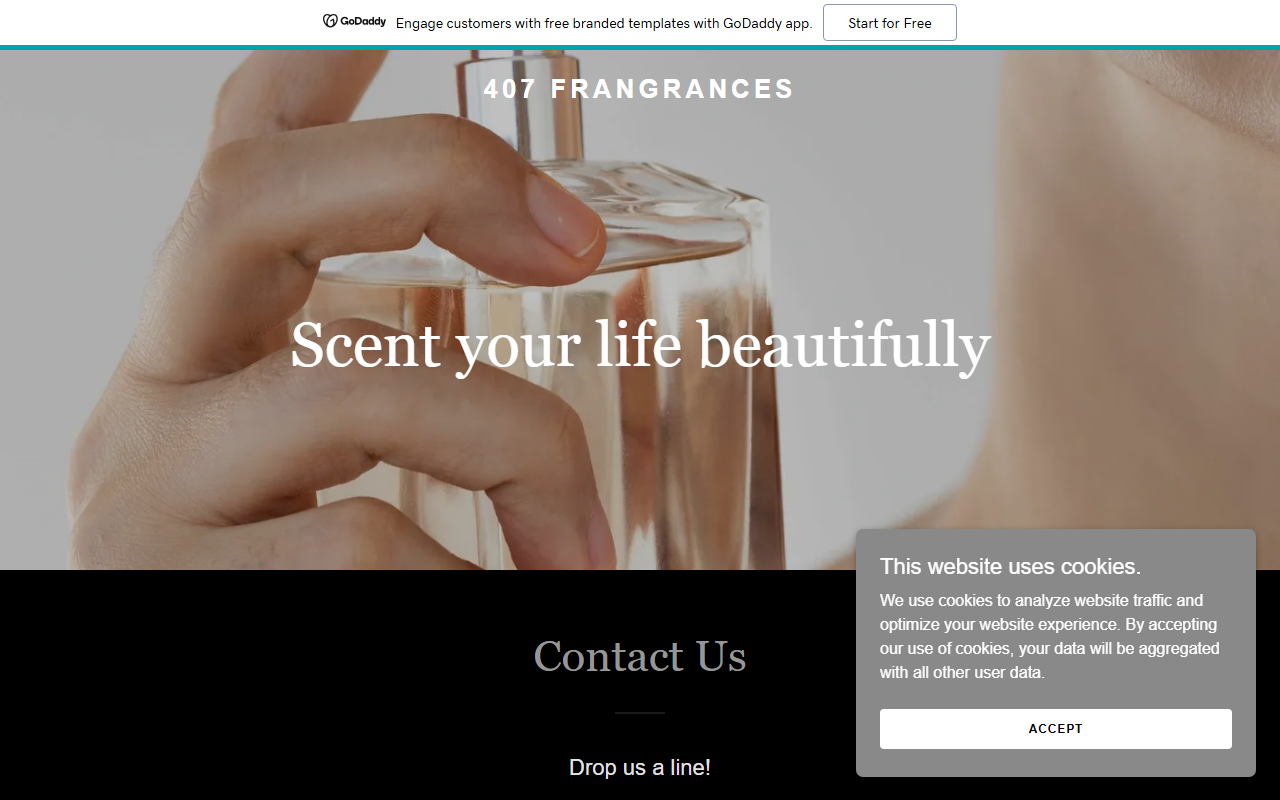 407frangrances.com screenshot