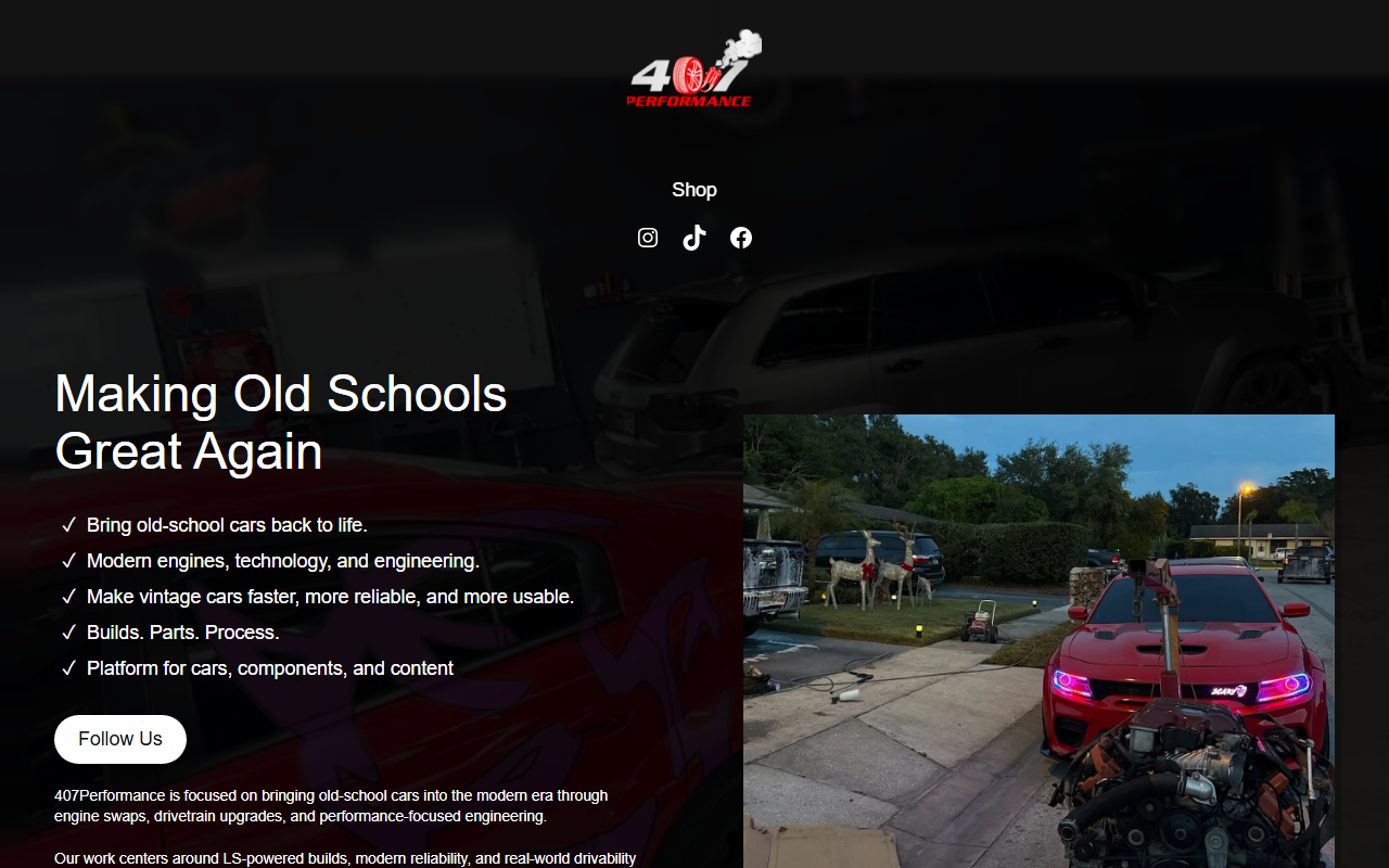 407performance.com screenshot