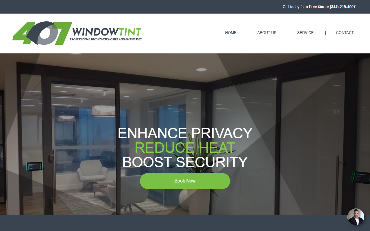 407windowtint.com screenshot