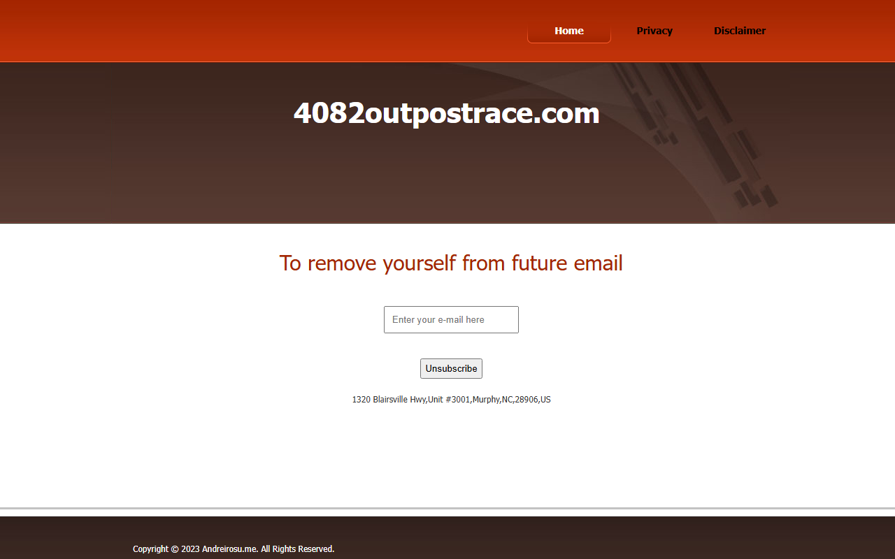 4082outpostrace.com screenshot