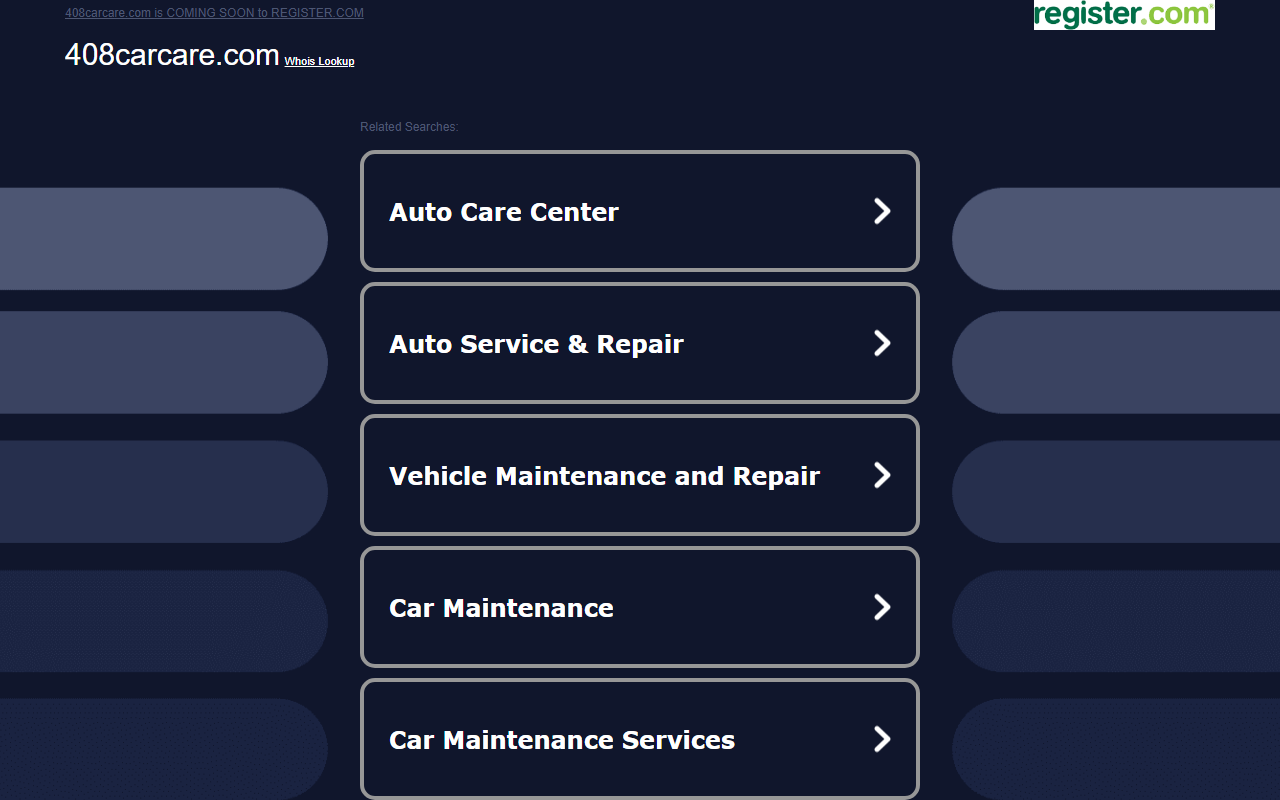408carcare.com screenshot