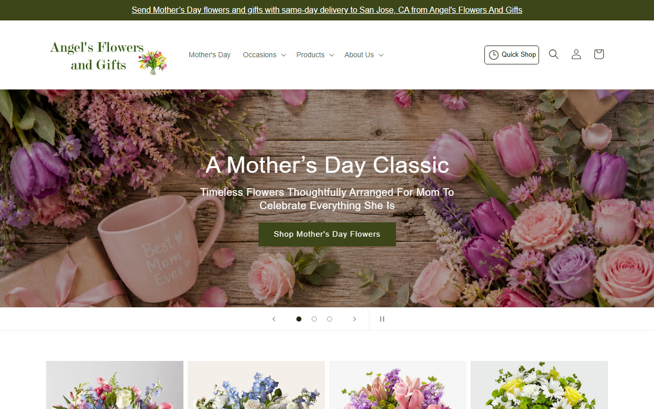 408flowers.com screenshot