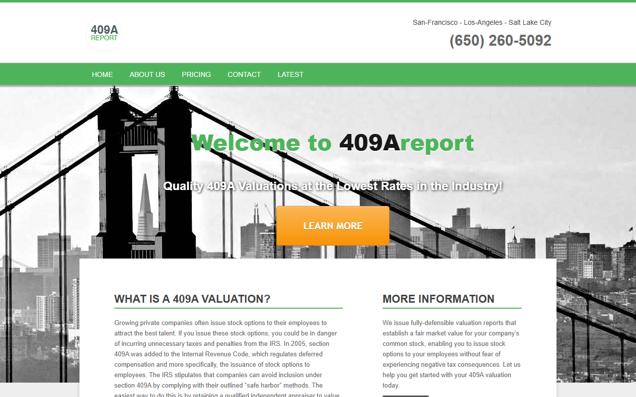 409areport.com screenshot