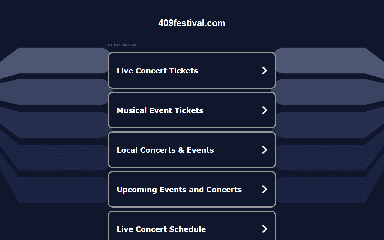 409festival.com screenshot