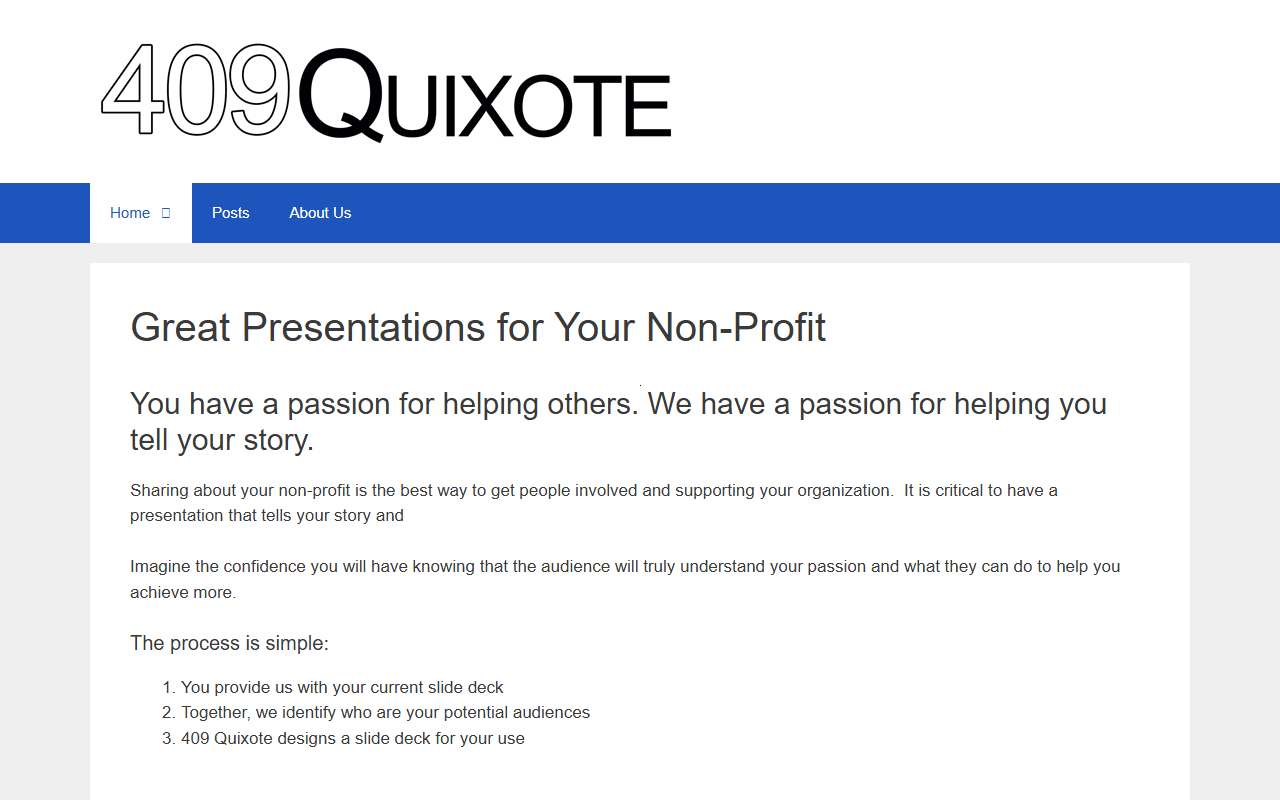 409quixote.com screenshot