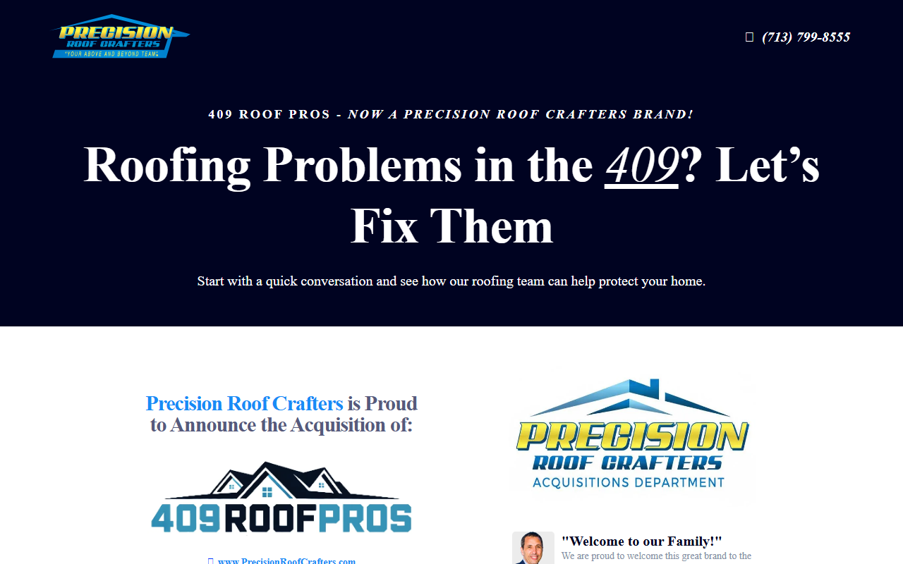 409roofpros.com screenshot