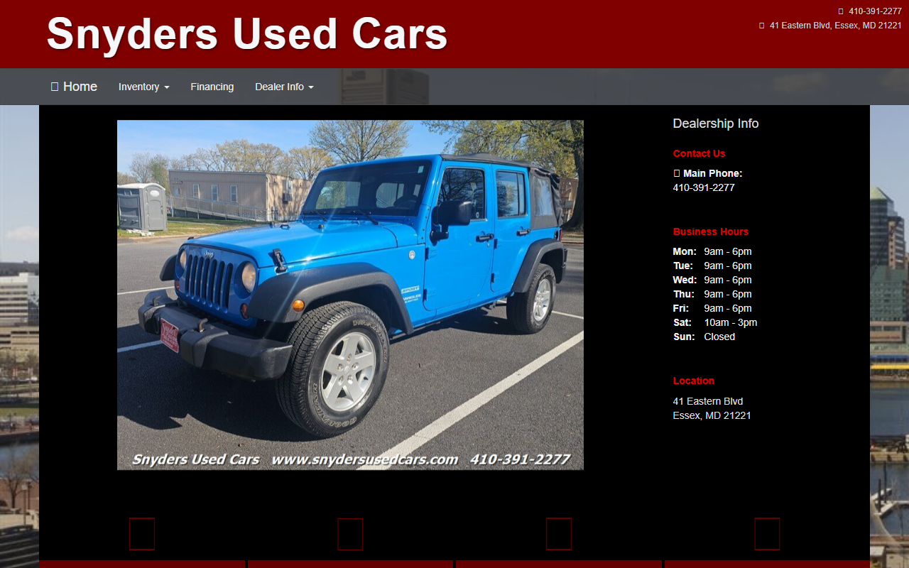 410238ride.com screenshot