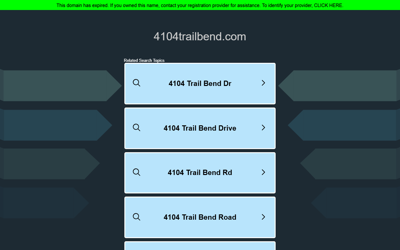 4104trailbend.com screenshot