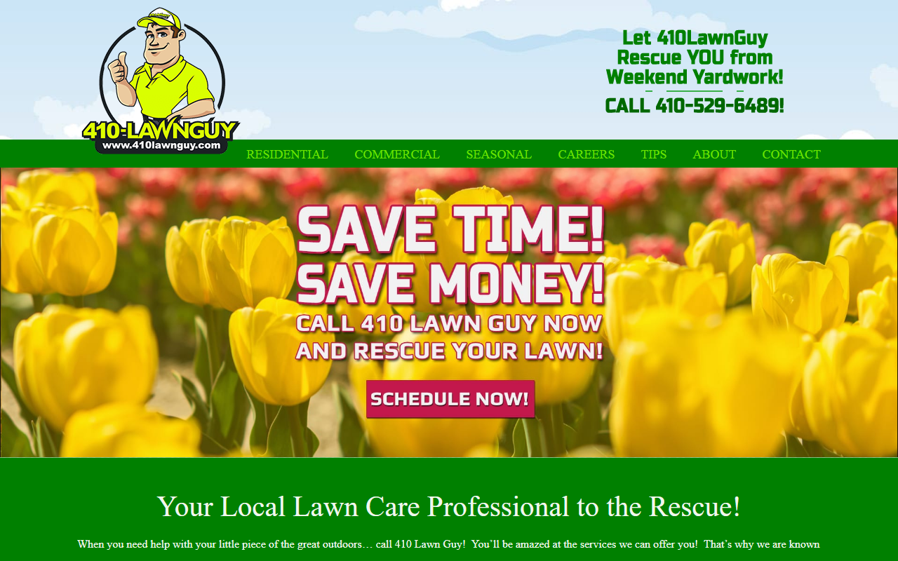 410lawnguy.com screenshot