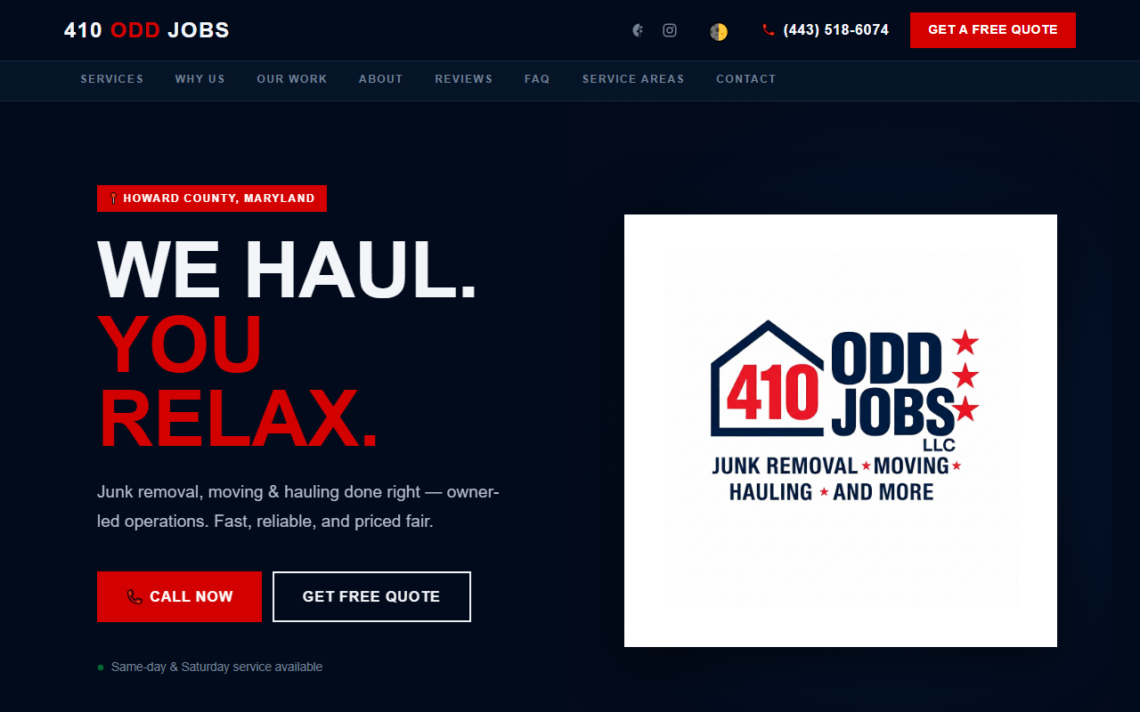410oddjobs.com screenshot