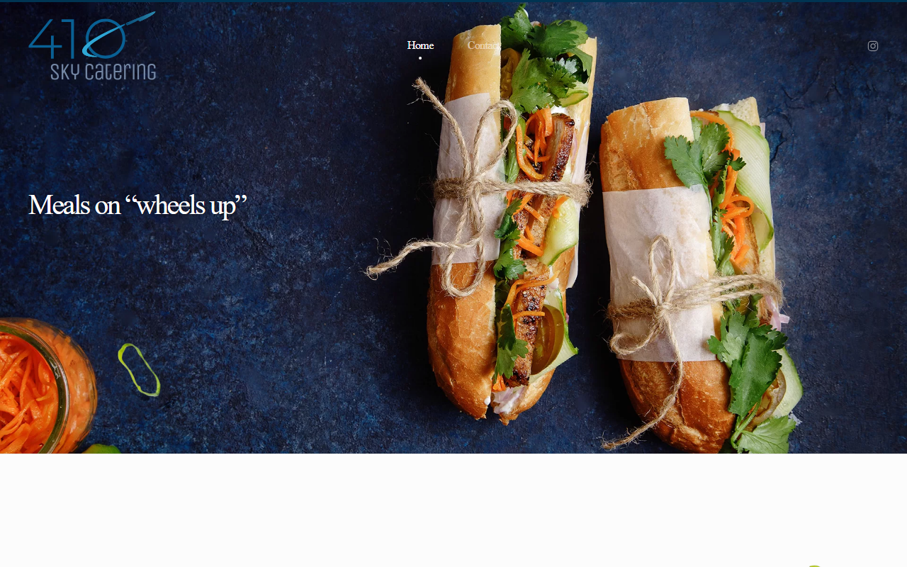 410skycatering.com screenshot