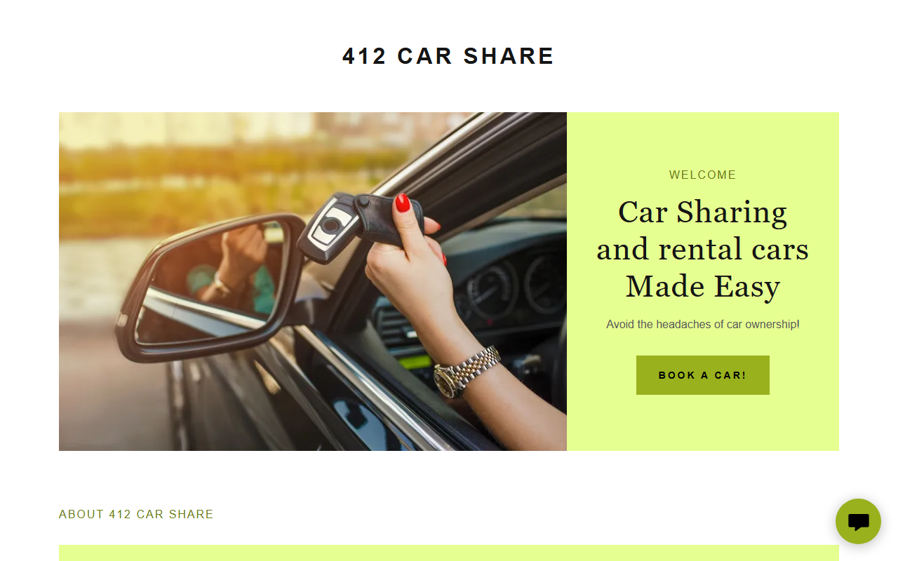 412carshare.com screenshot