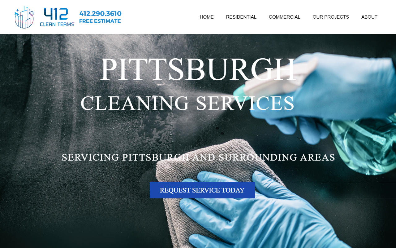 412cleanteams.com screenshot