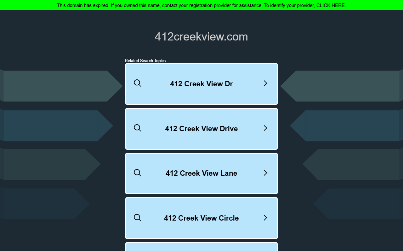 412creekview.com screenshot
