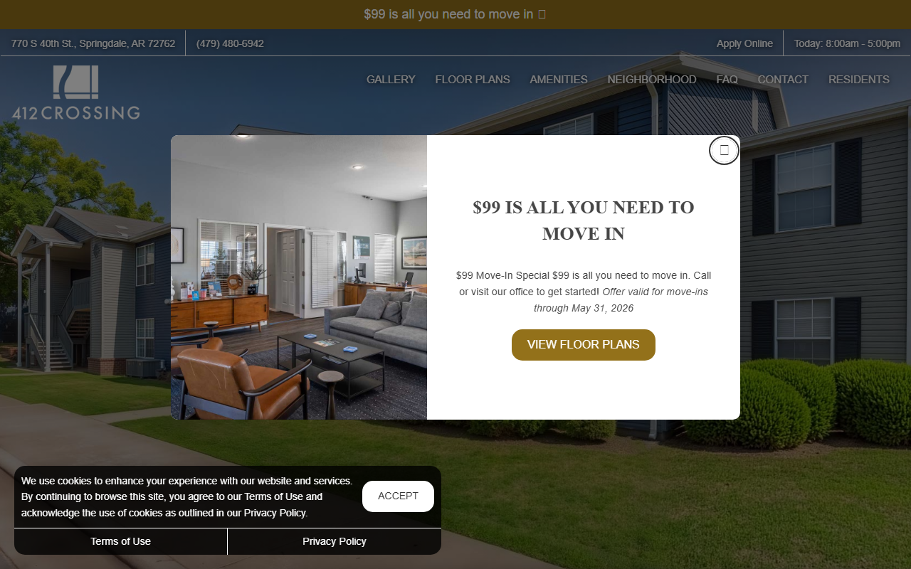 412crossing.com screenshot