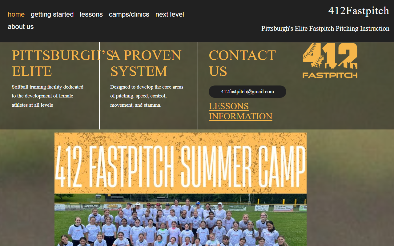 412fastpitch.com screenshot