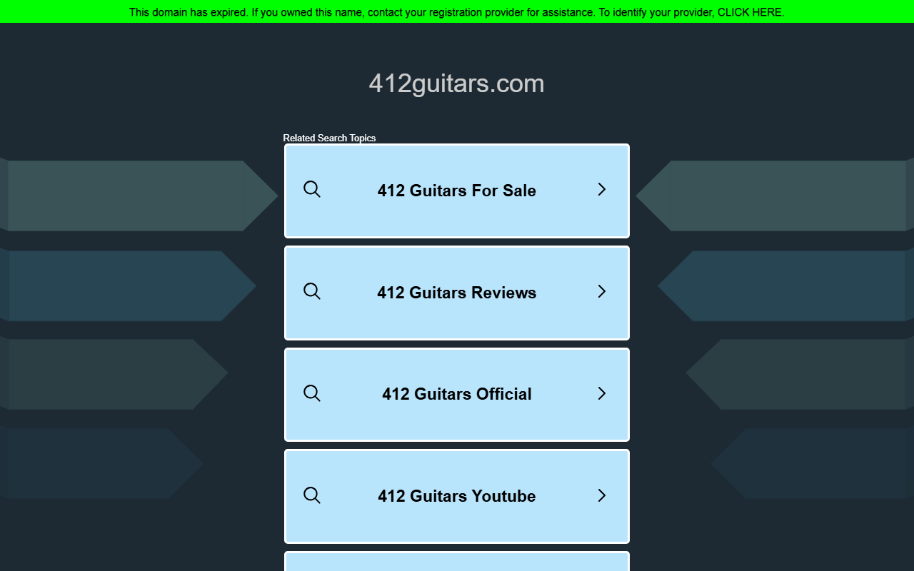 412guitars.com screenshot