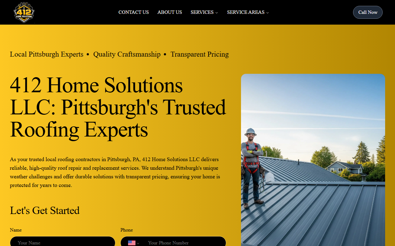 412homesolutions.com screenshot