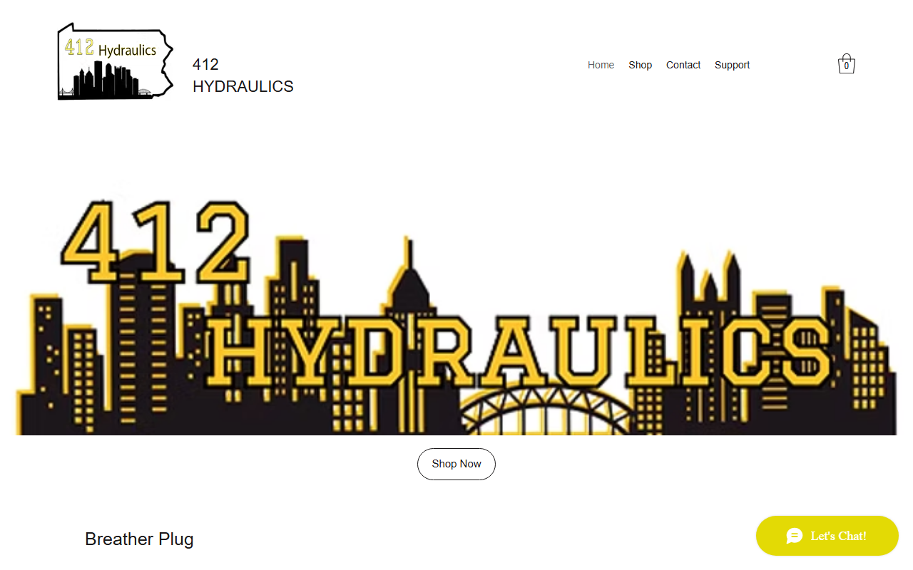 412hydraulics.com screenshot