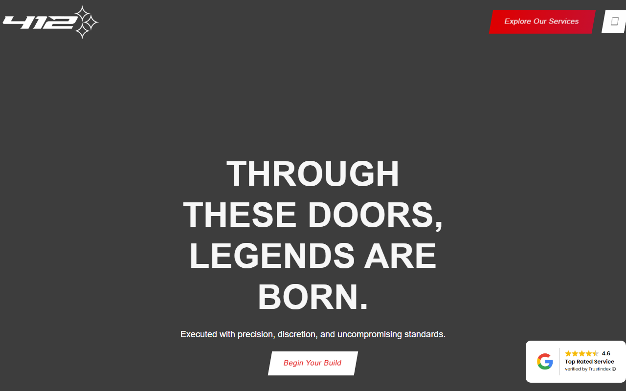 412motorsport.com screenshot