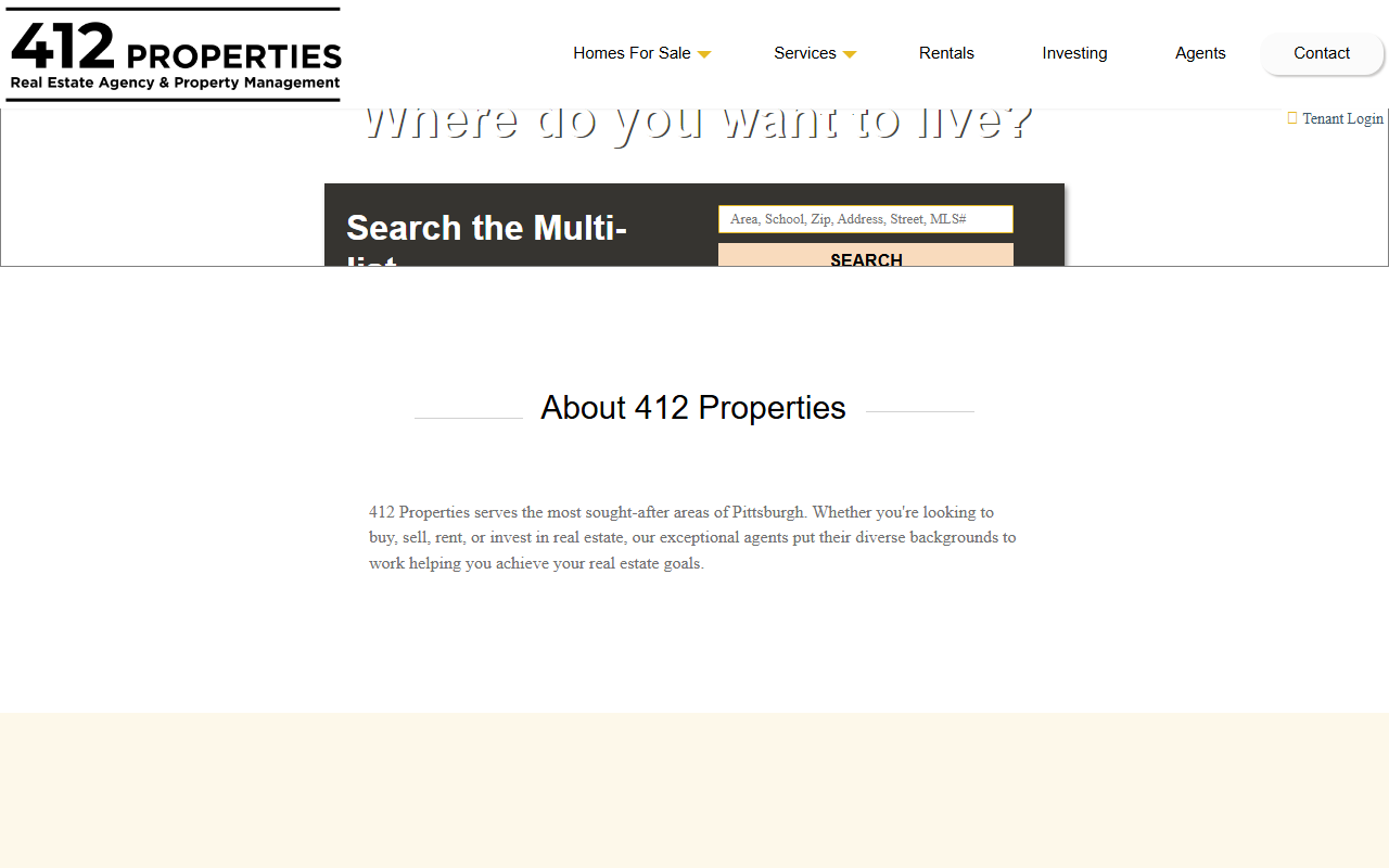 412properties.com screenshot