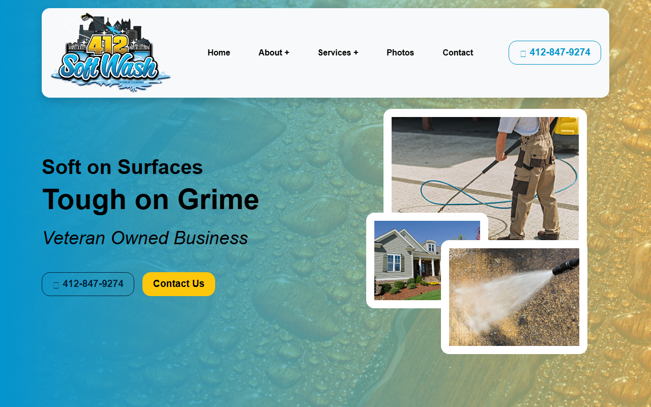 412softwash.com screenshot