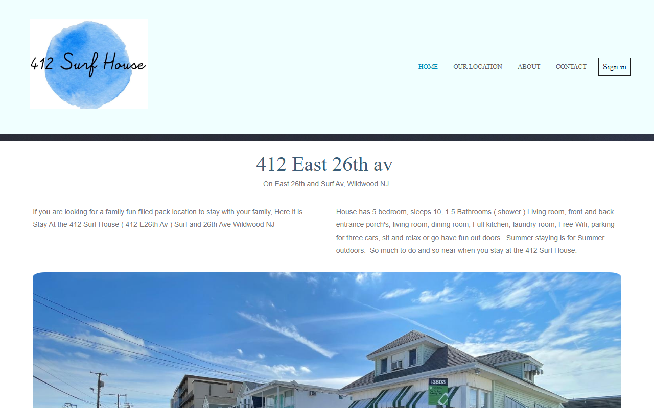 412surfhouse.com screenshot