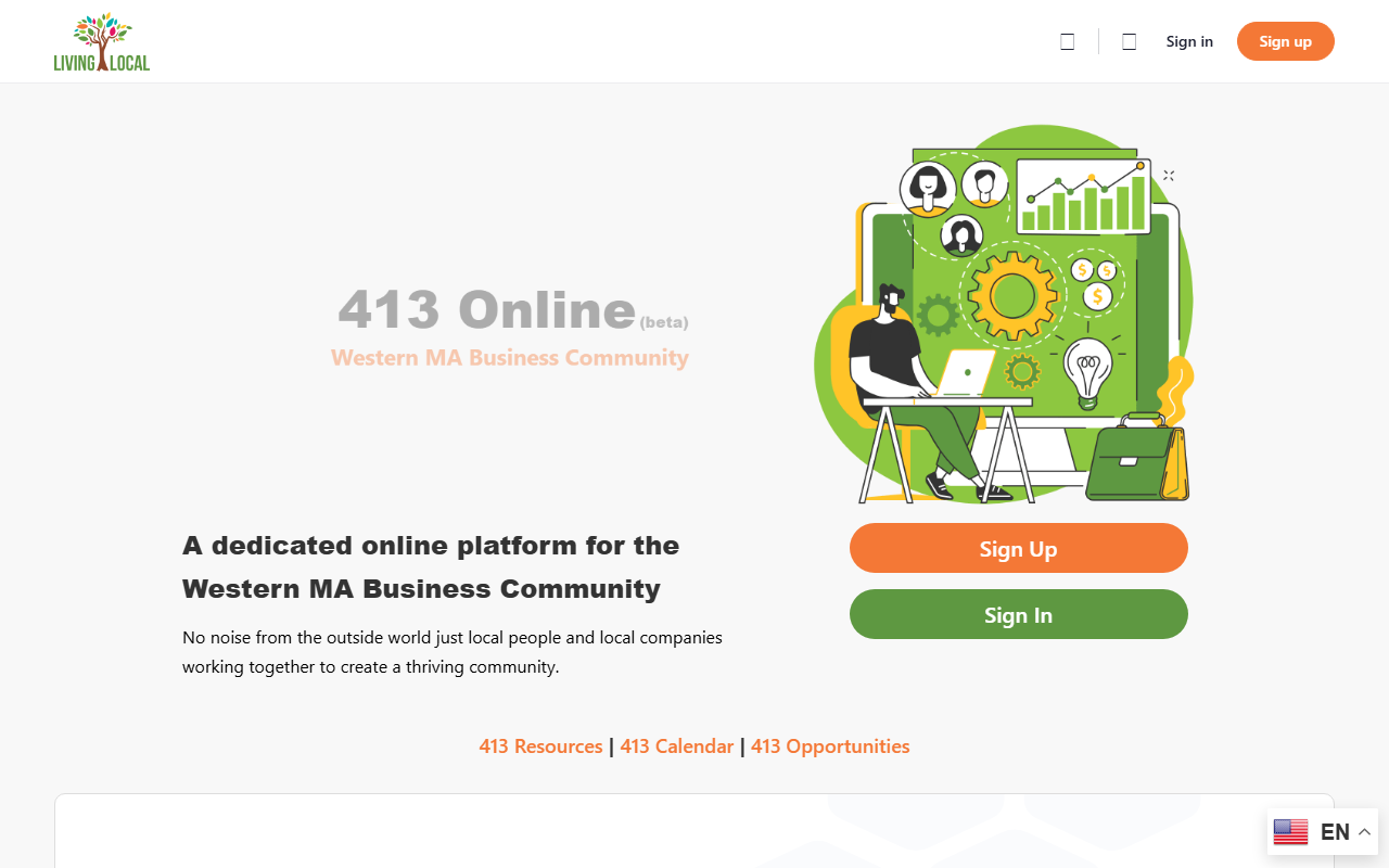 413accelerator.com screenshot