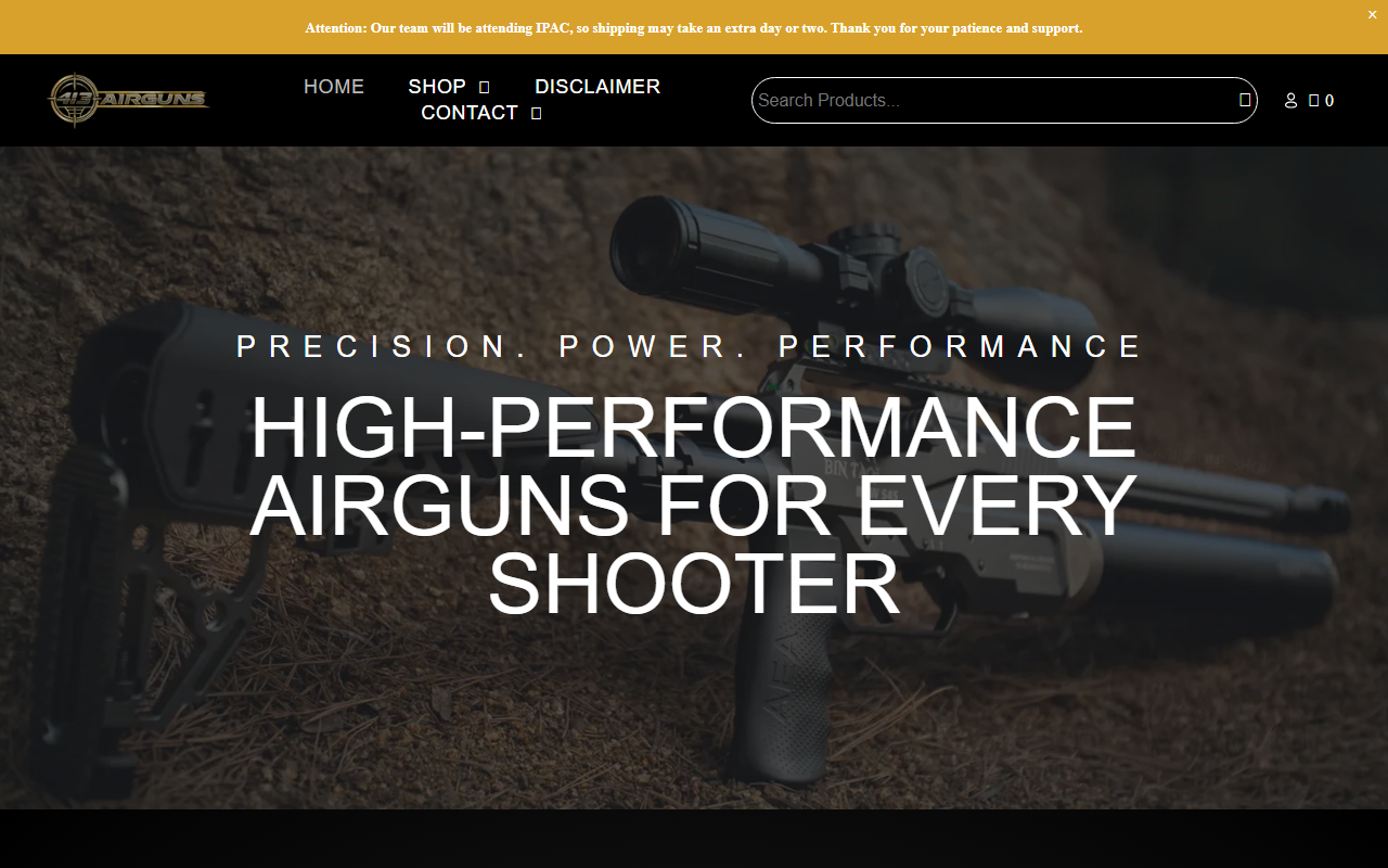 413airguns.com screenshot