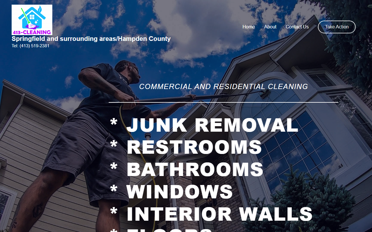 413cleaning.com screenshot