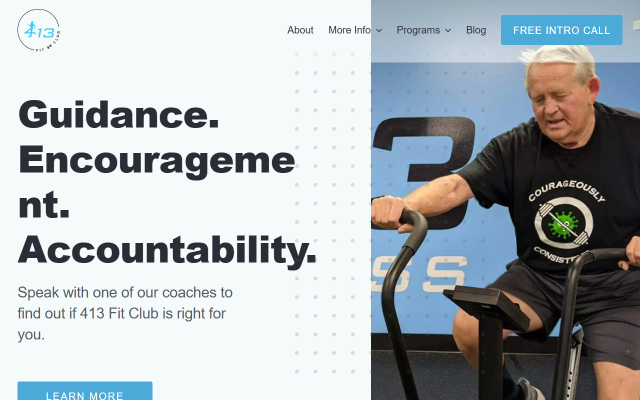 413fitclub.com screenshot