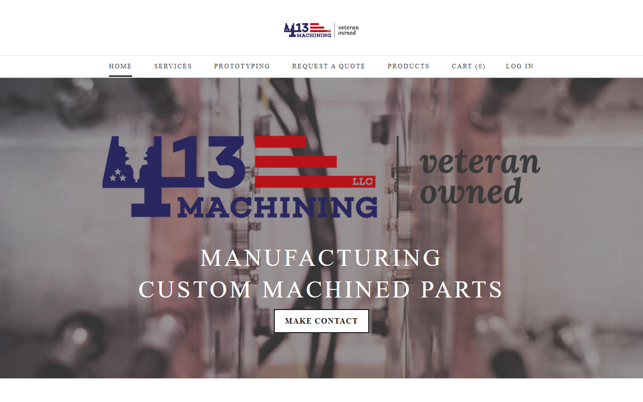 413machining.com screenshot