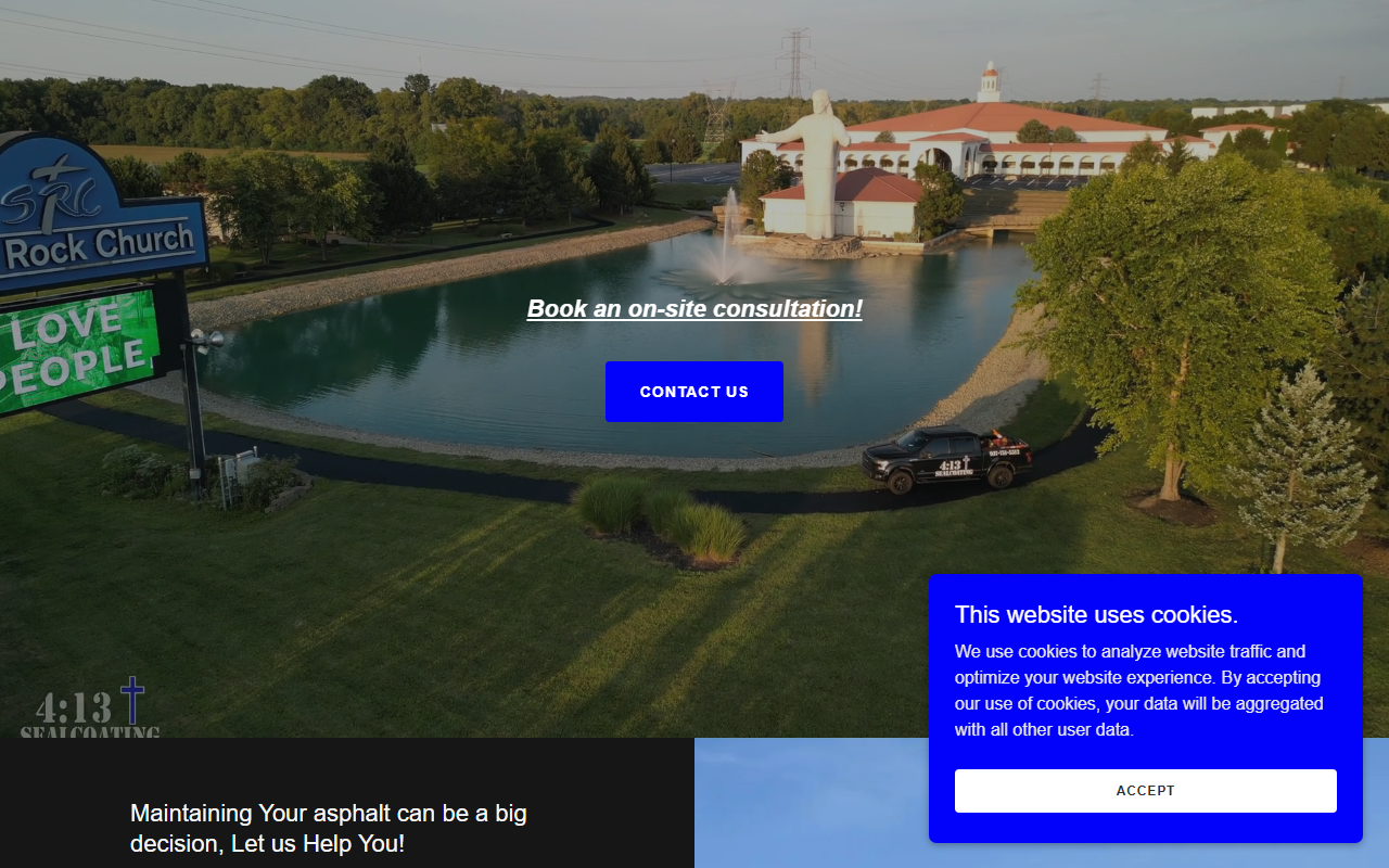 413sealcoat.com screenshot