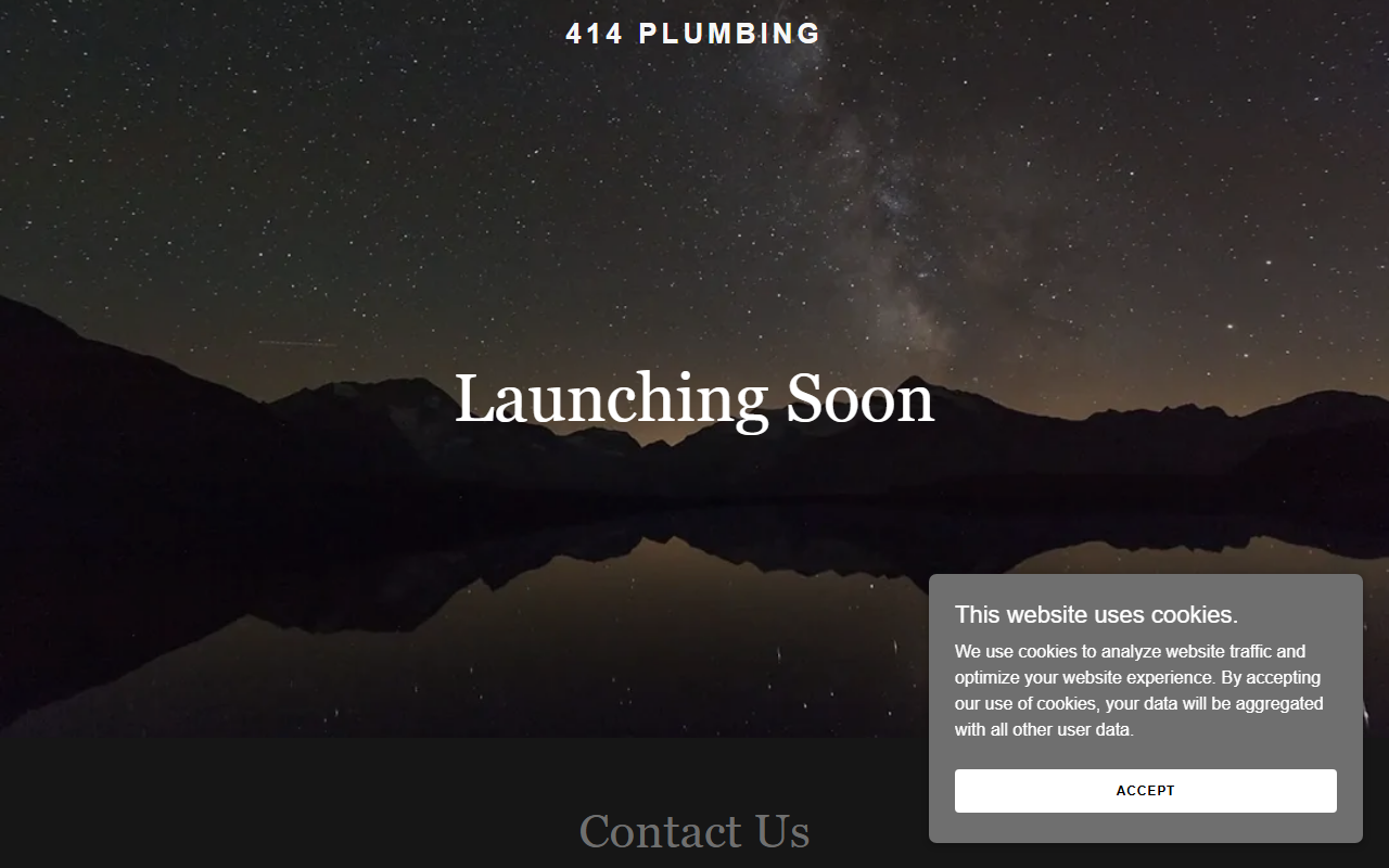 414plumbing.com screenshot