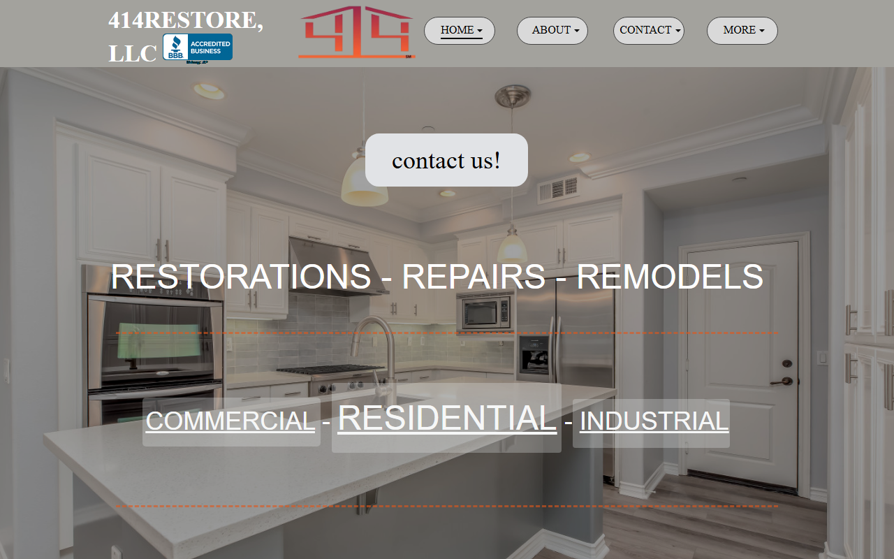 414restore.com screenshot