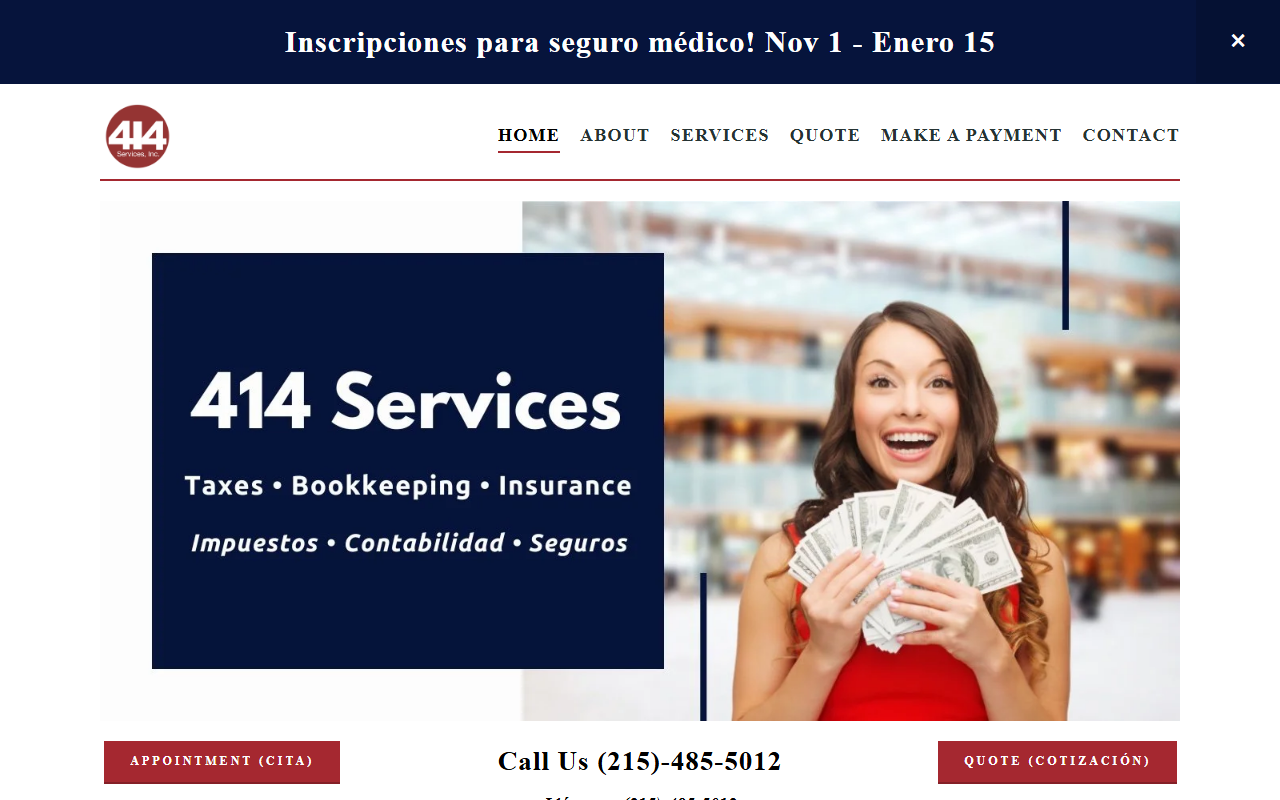 414services.com screenshot