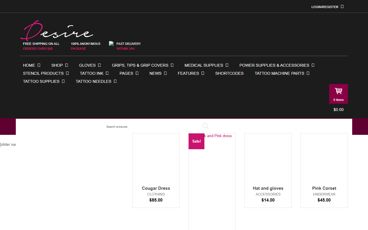 414tattoosupply.com screenshot
