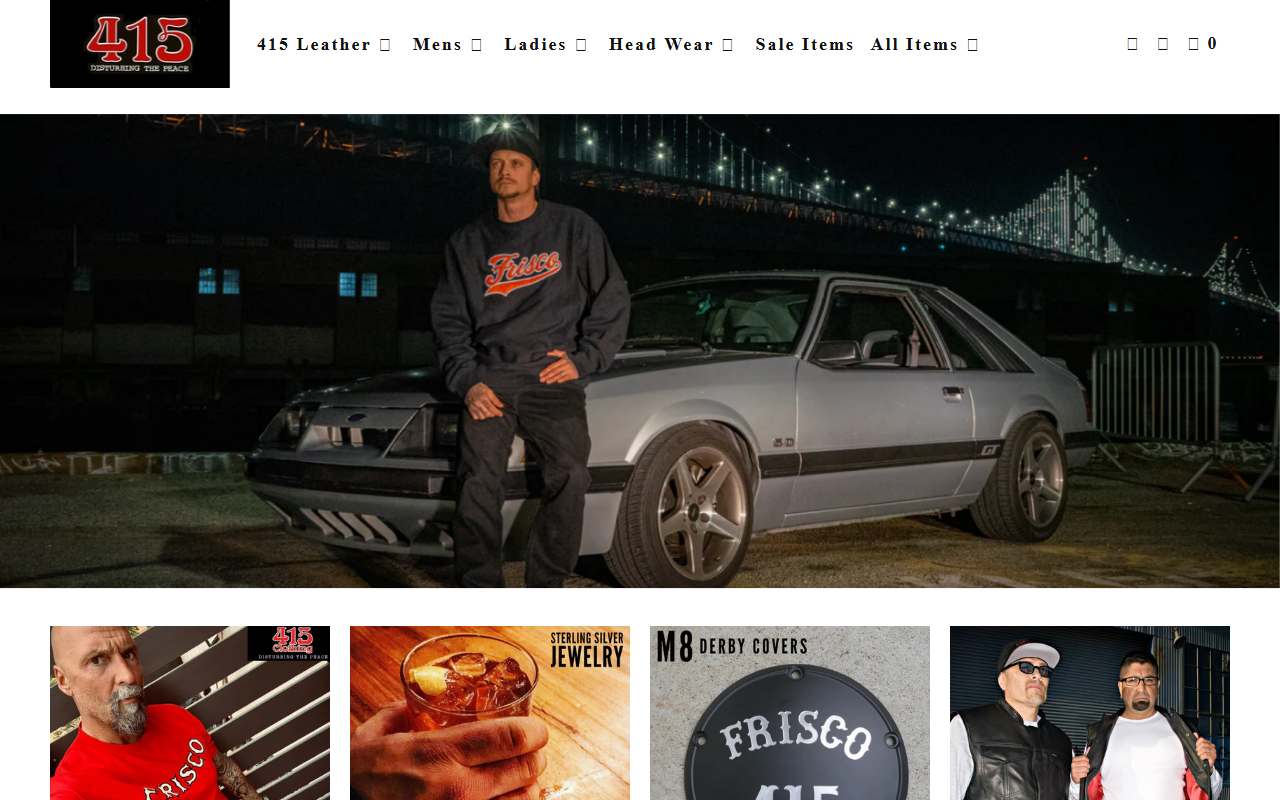 415clothing.com screenshot