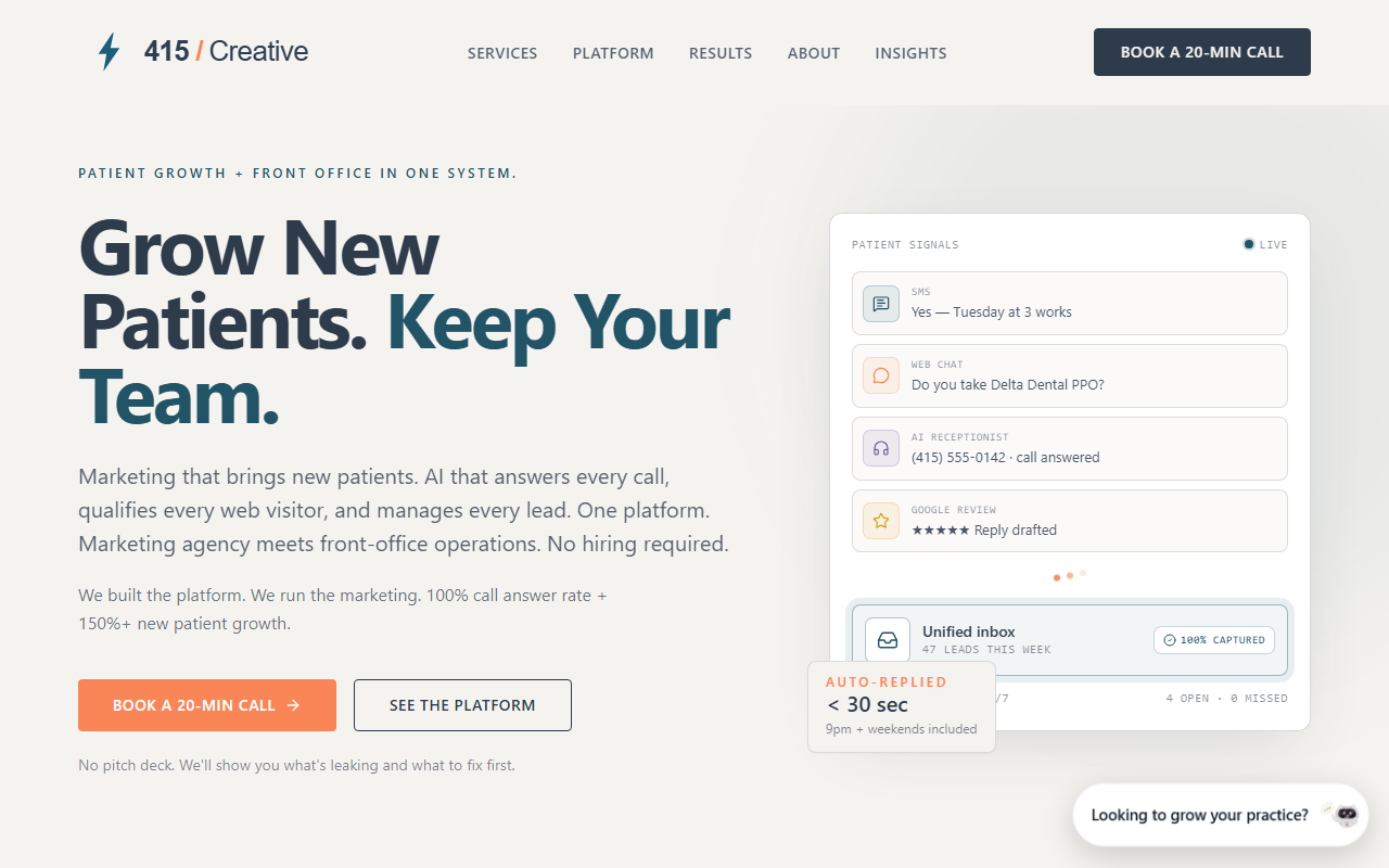 415creative.com screenshot