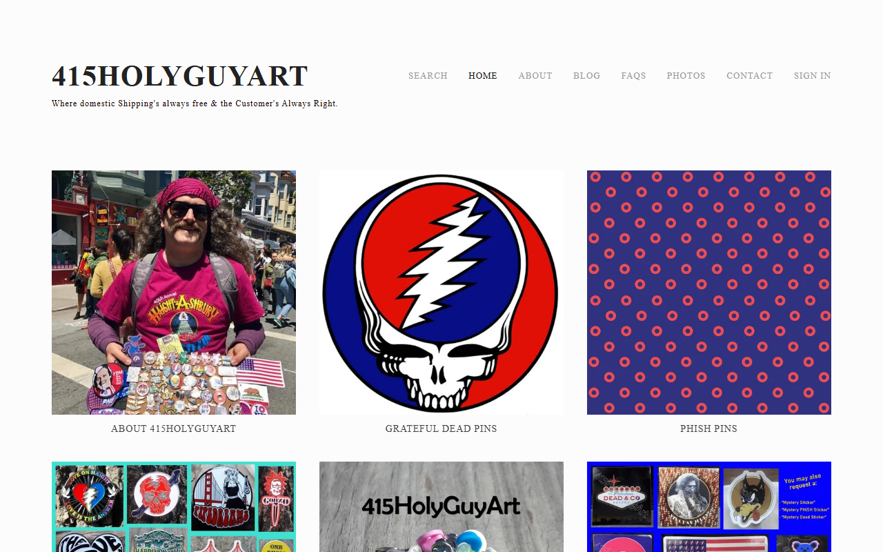 415holyguy.com screenshot