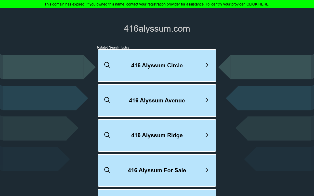 416alyssum.com screenshot