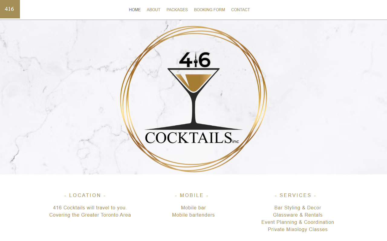 416cocktailsinc.com screenshot