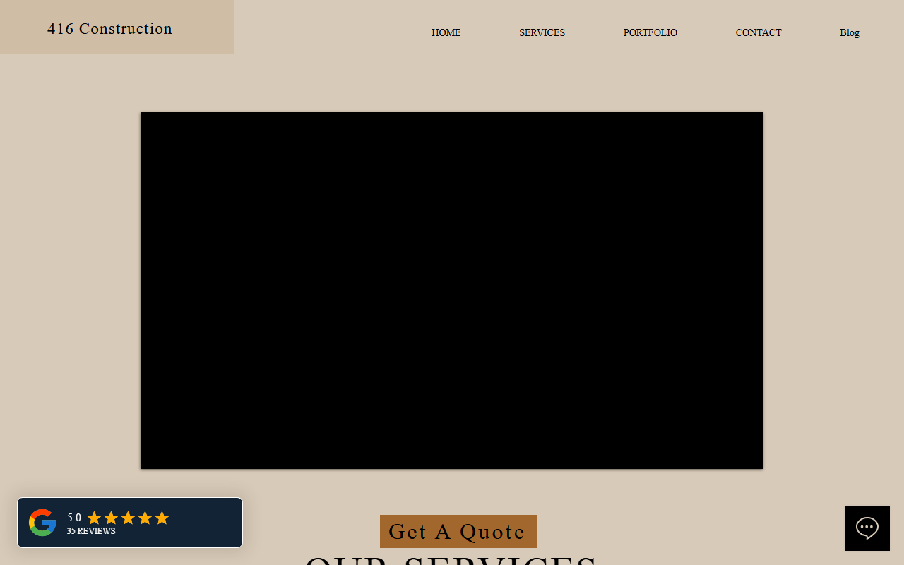 416construction.com screenshot