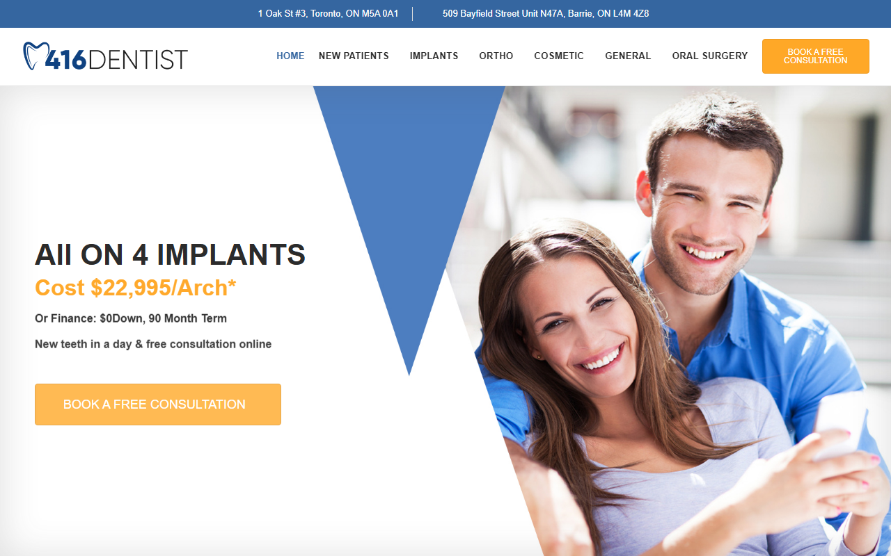 416dentist.com screenshot