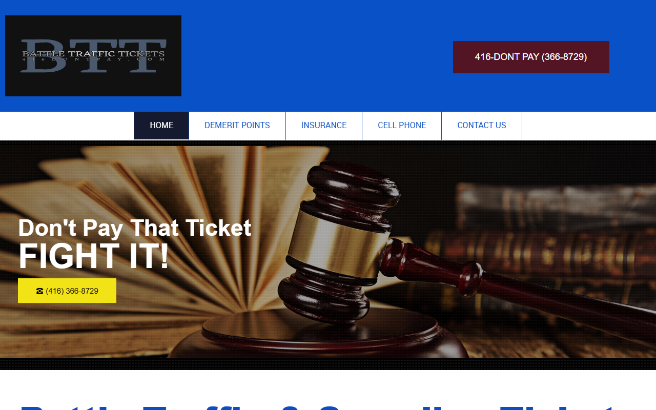 416dontpay.com screenshot