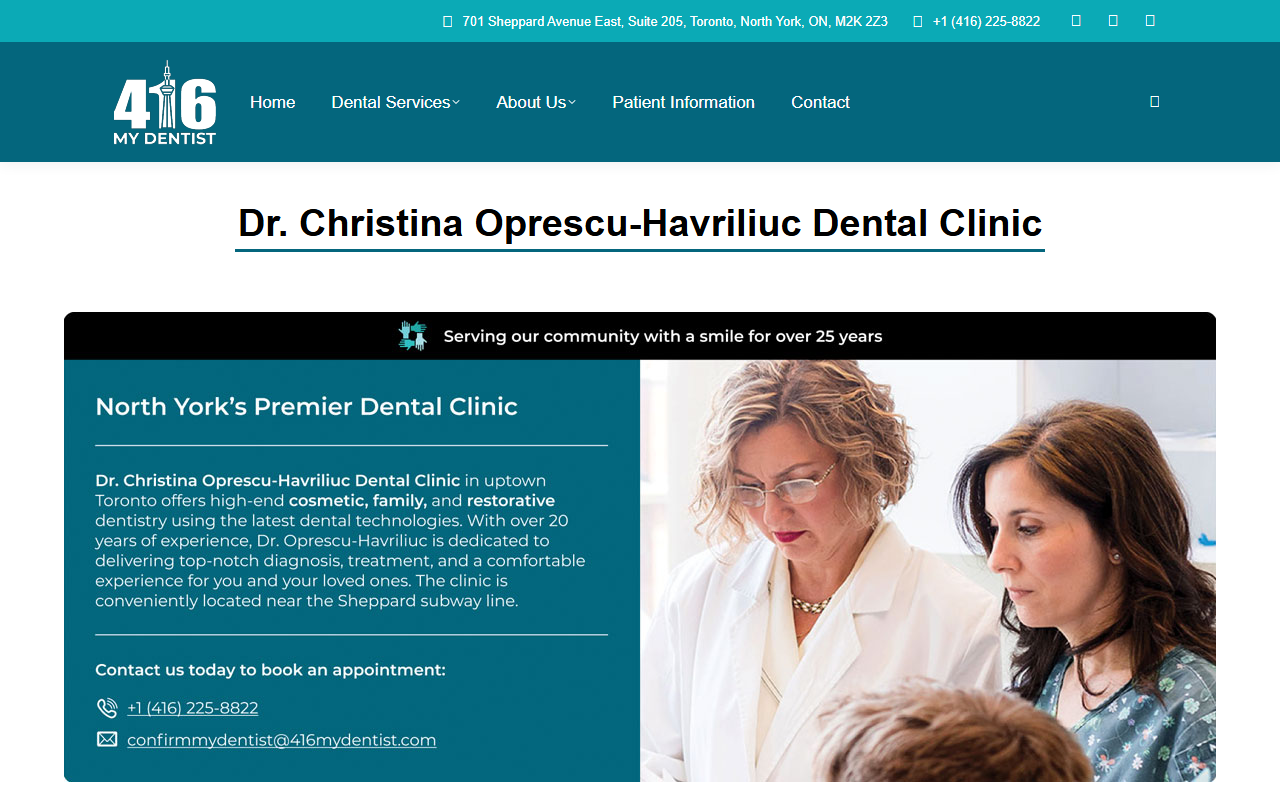 416mydentist.com screenshot