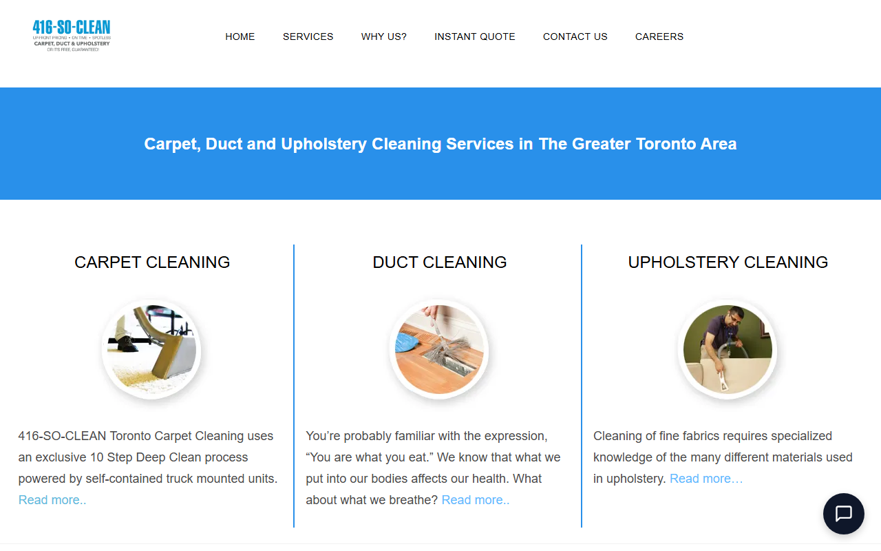 416soclean.com screenshot